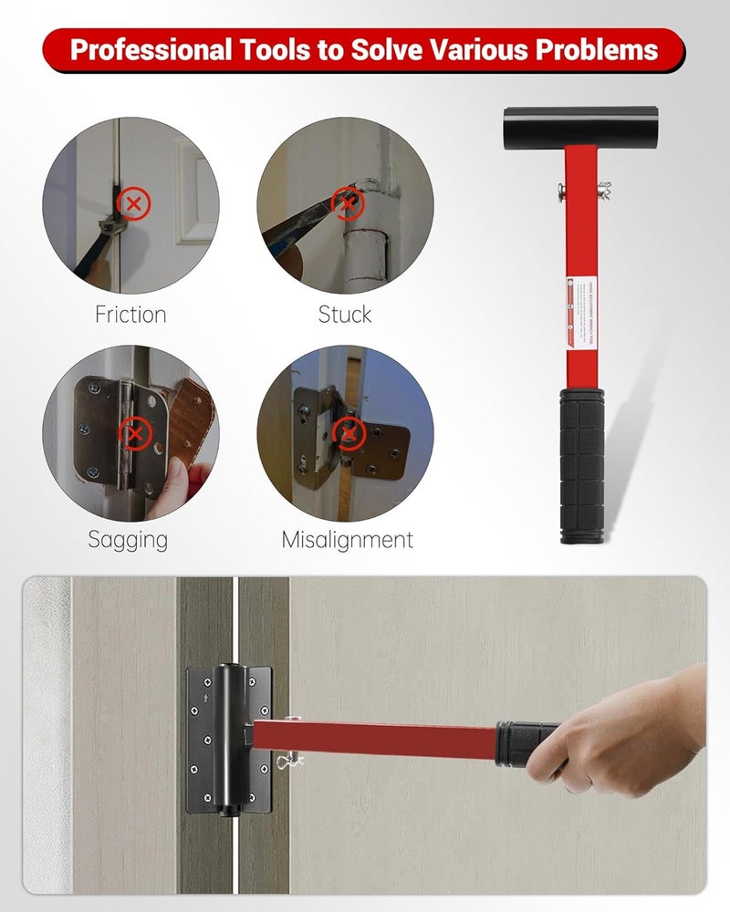 Tofcbye 4 in 1 Hinge Gap Adjusting Wrench Kit, Heavy Duty Door Hinge Adjustment Tool, Multi-Size Precision Tool Kit for Door and Cabinet Alignment - Image 4